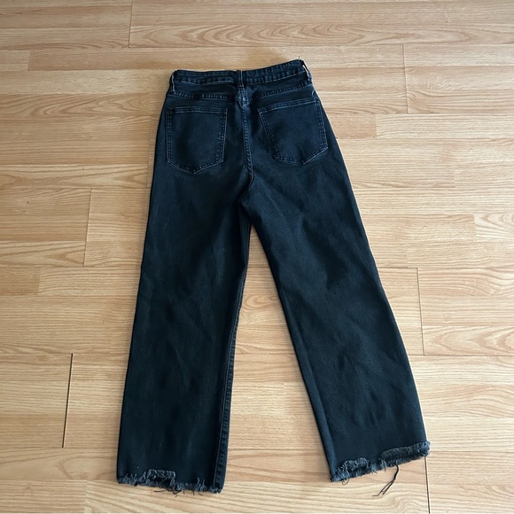 Rue21 Black Distressed Straight Leg Jeans Women’s 10 - Picture 8 of 8